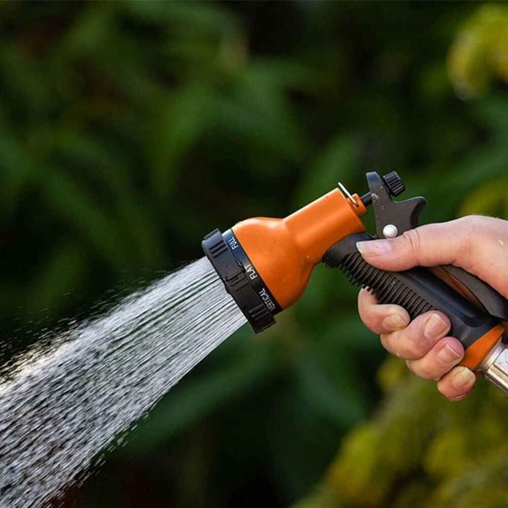 2 Pack 10 Watering Patterns Spray Nozzles Heavy Duty Hose Head Hose Attachment